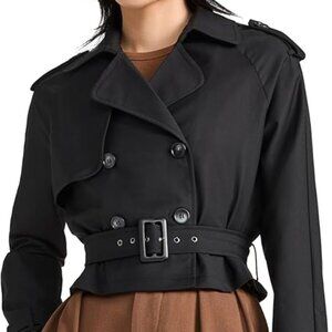 Lioness Black Trench Coat